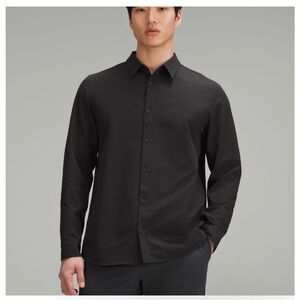 Lululemon black long sleeve dress shirt large